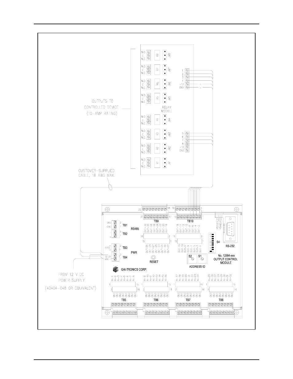 GAI-Tronics XRM0001A Navigator Control Module Relay Kit User Manual | Page 3 / 3