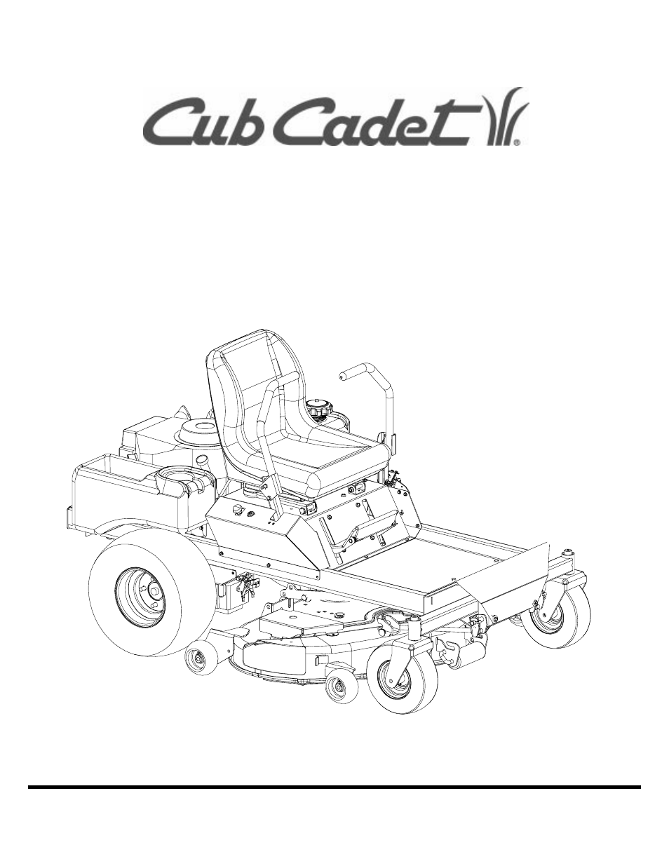 Cub Cadet 22HP Z-Force 48 User Manual | 56 pages