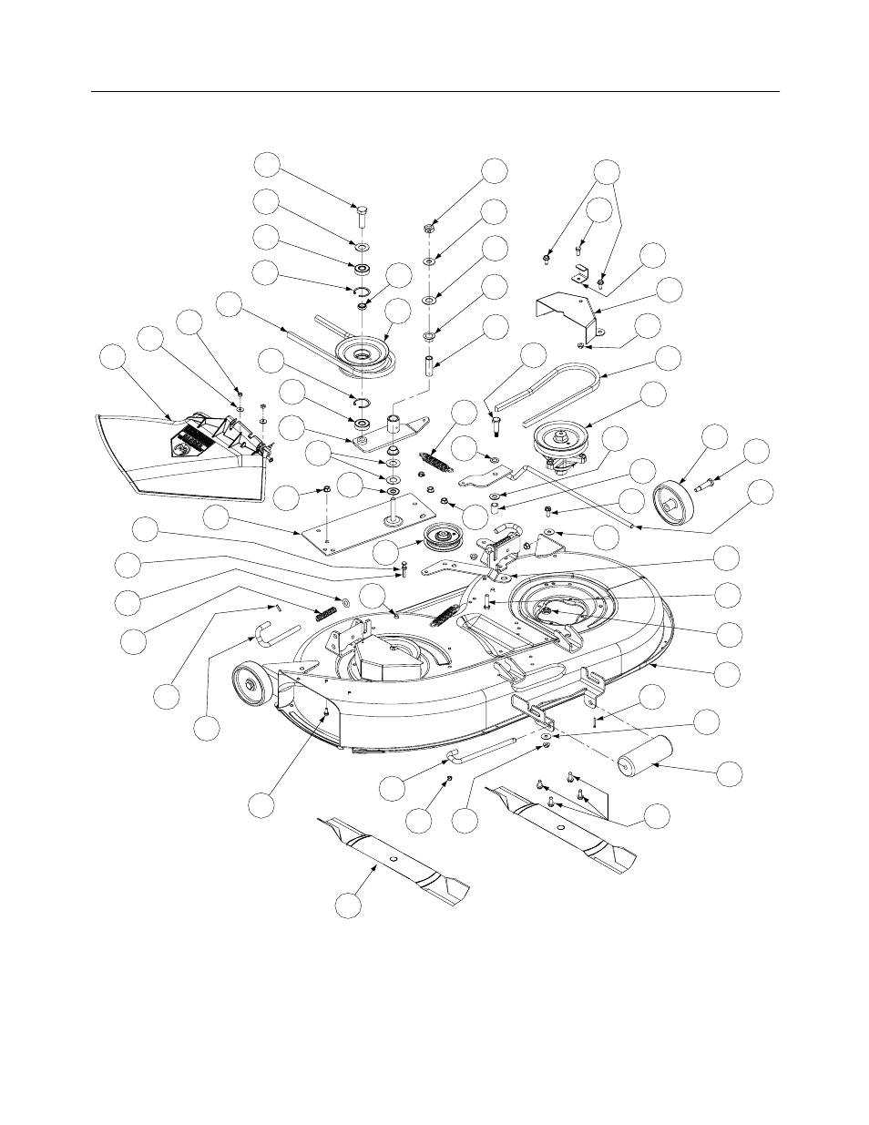 42" formed cutter deck - figure 2 | Cub Cadet 22HP Z-Force 48 User Manual | Page 4 / 56