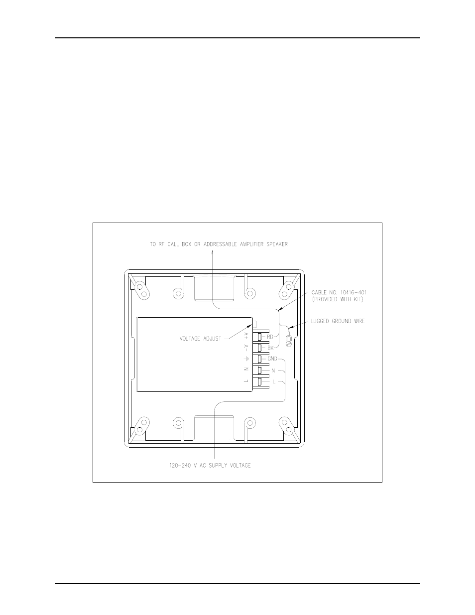 GAI-Tronics 190-002PS Weatherproof Power Supply Kit User Manual | Page 3 / 3