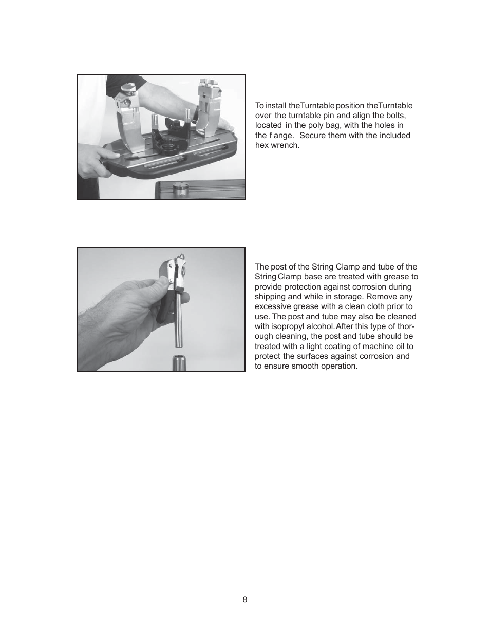 Assembly instructions | GAMMA 5800 Els STRINGING MACHINE 2 POINT SC MOUNTING (Issue 6 - July 2014) User Manual | Page 8 / 32