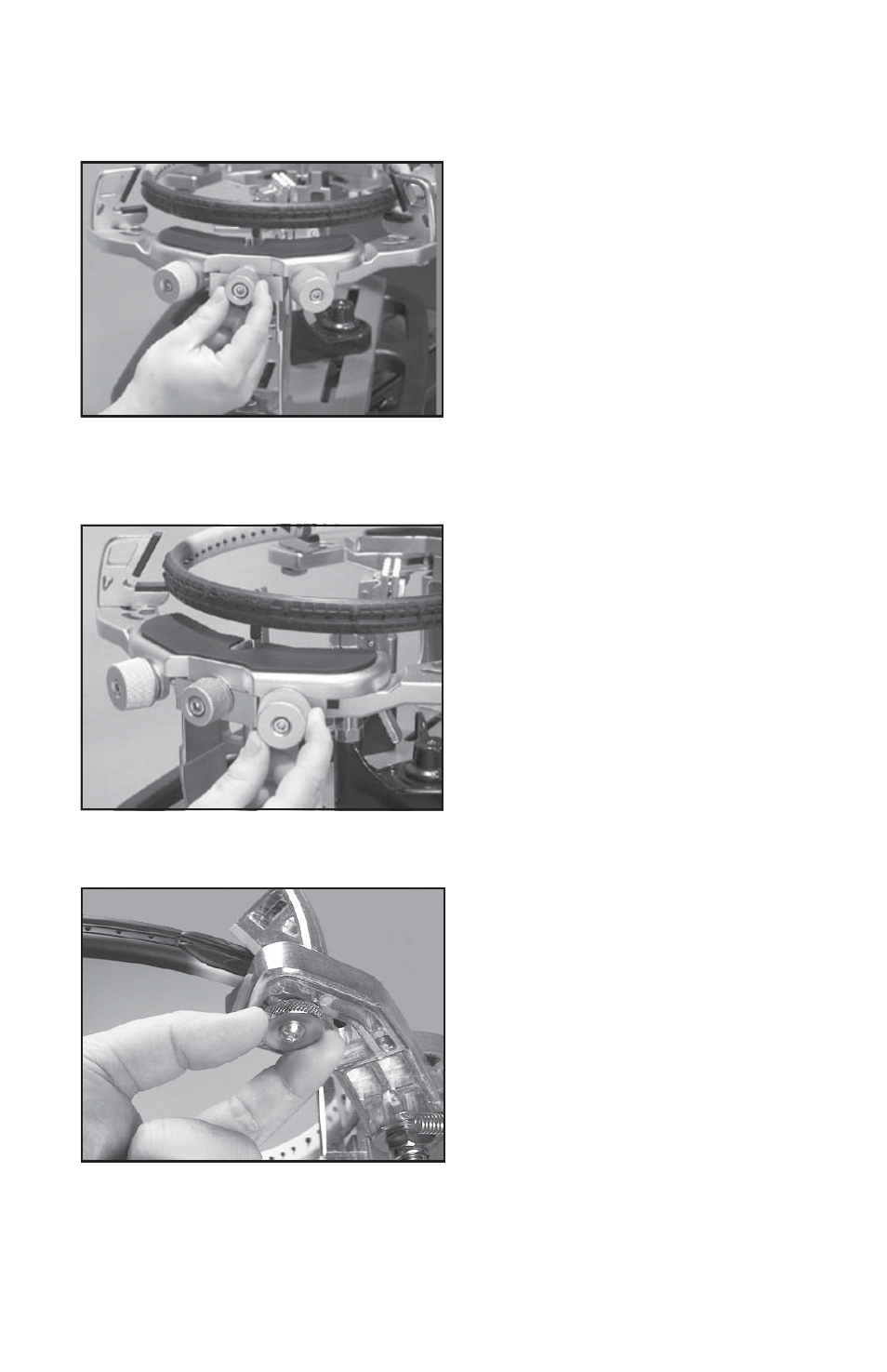 Mounting the frame | GAMMA 5800 Els STRINGING MACHINE 6 POINT SC MOUNTING (Issue 3 - January 2009) User Manual | Page 13 / 24