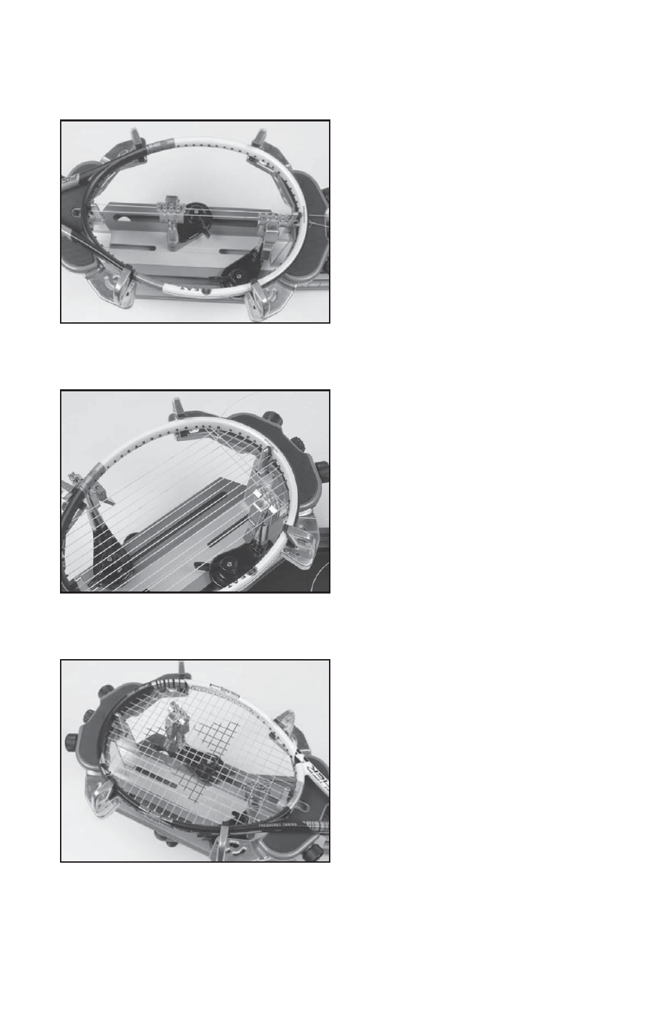 Stringing the frame | GAMMA 5800 Els STRINGING MACHINE 6 POINT SC MOUNTING (Issue 3 - January 2009) User Manual | Page 15 / 24