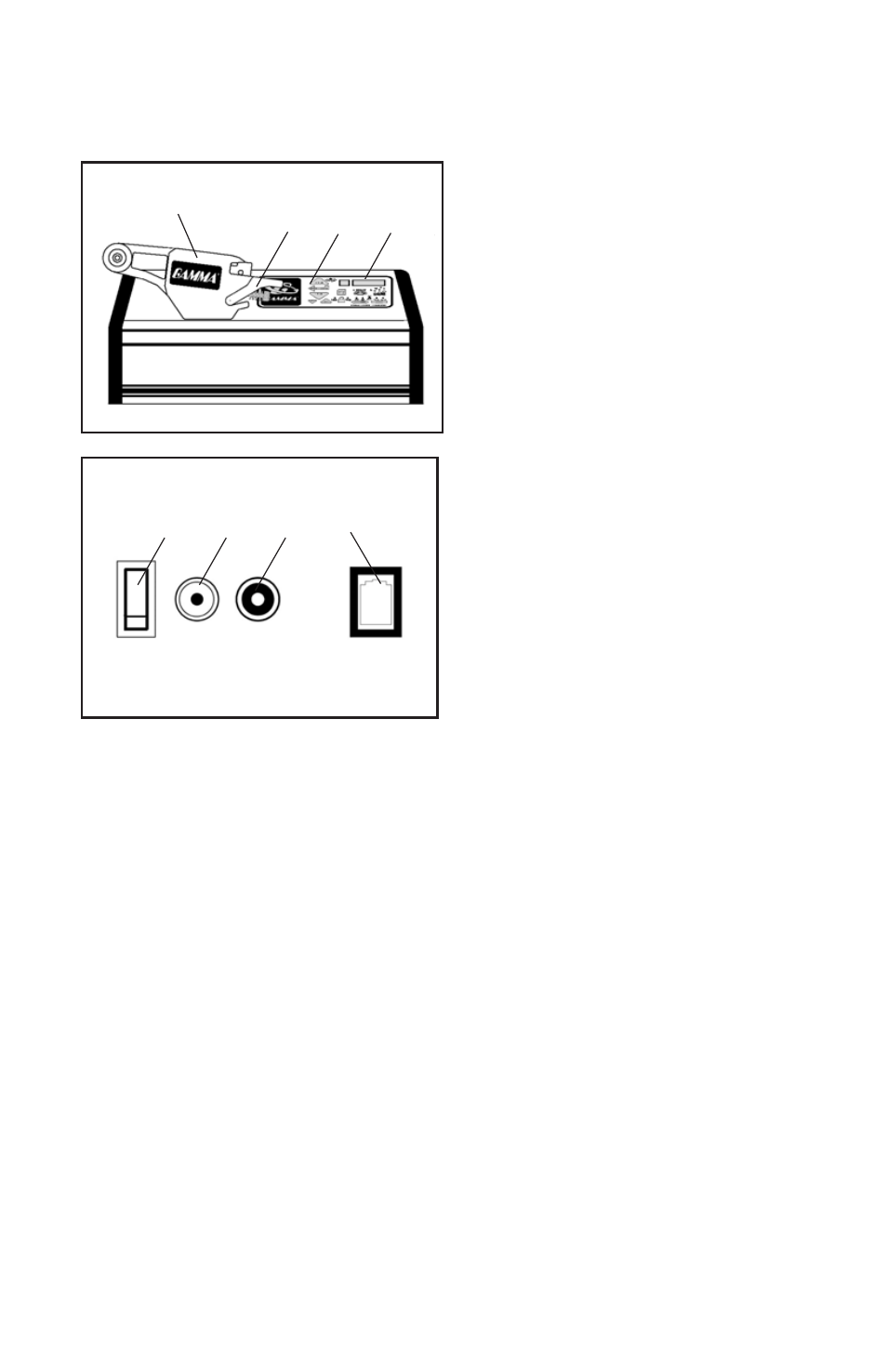 Power connection & controls, Warning | GAMMA 5800 Els STRINGING MACHINE 6 POINT SC MOUNTING (Issue 3 - January 2009) User Manual | Page 9 / 24