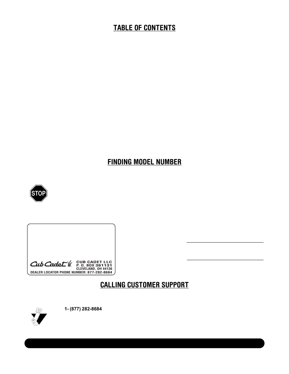 Cub Cadet LT1024 User Manual | Page 2 / 28