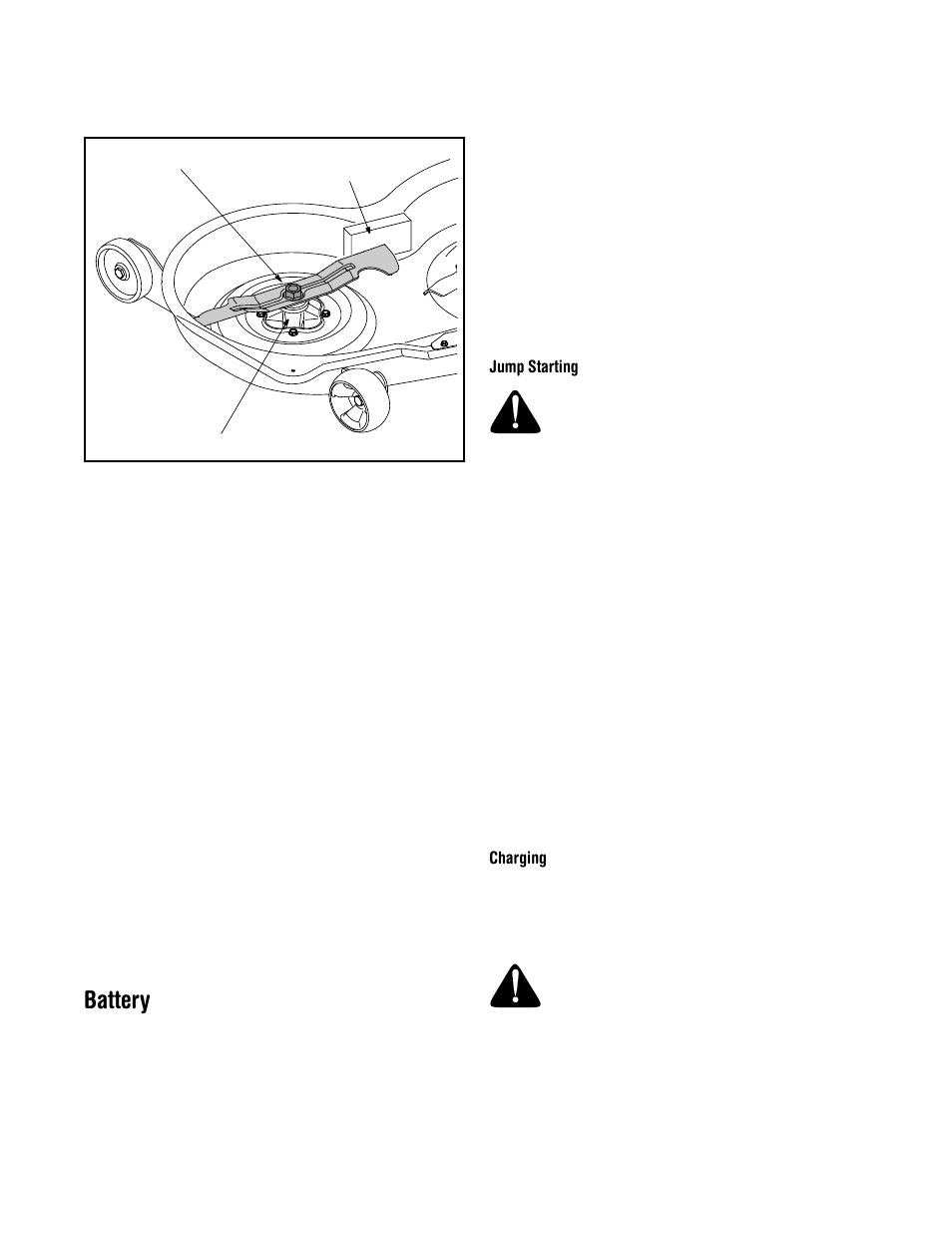 Battery | Cub Cadet LT1024 User Manual | Page 20 / 28