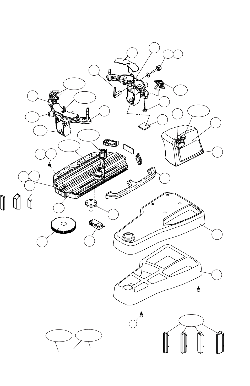 Parts drawing, Sq sb t b mfspp mmspp mmssa | GAMMA PROGRESSION Els STRINGING MACHINE (Issue 1 - March 2009) User Manual | Page 18 / 19
