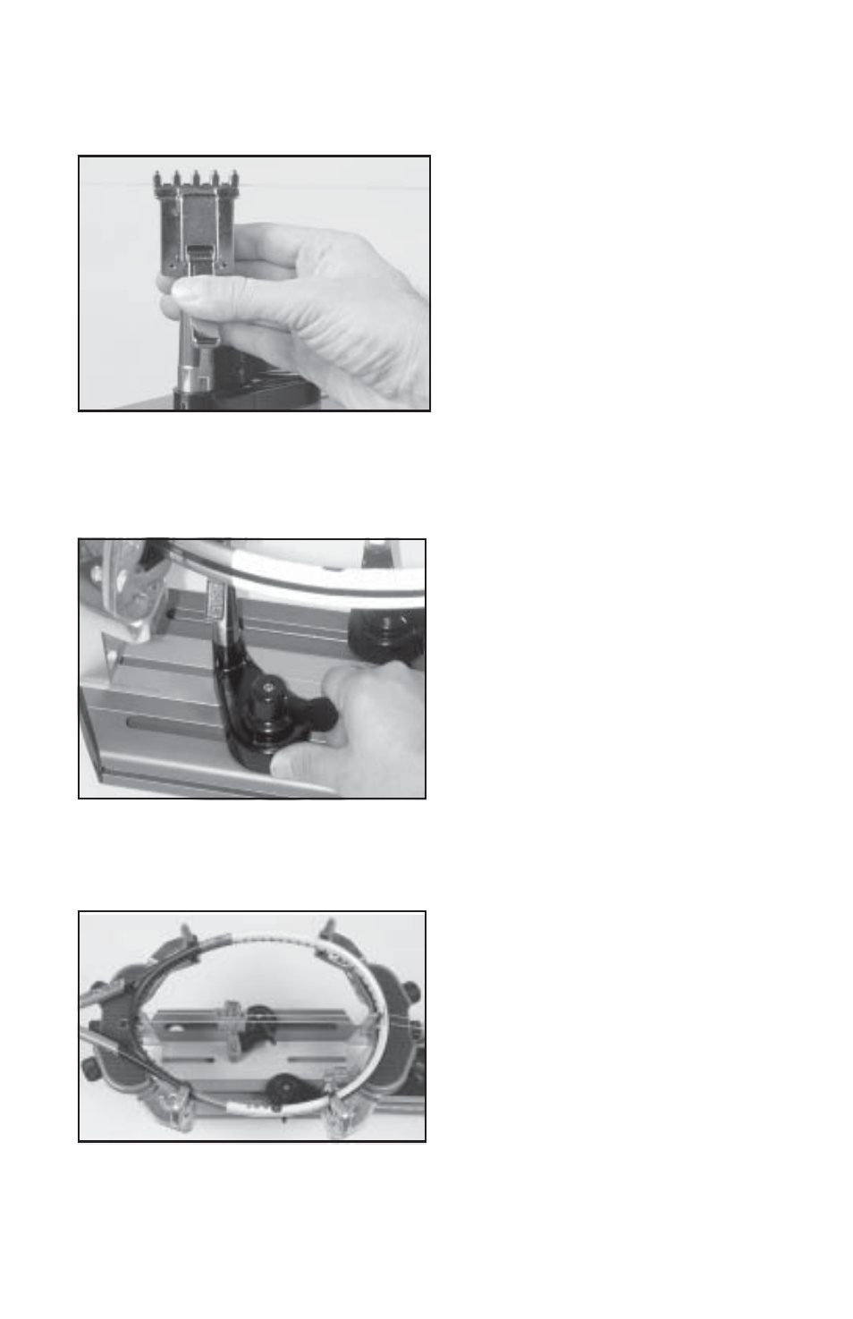 Stringing the frame | GAMMA PROGRESSION STII STRINGING MACHINE (Issue 5 - January 2009) User Manual | Page 9 / 19