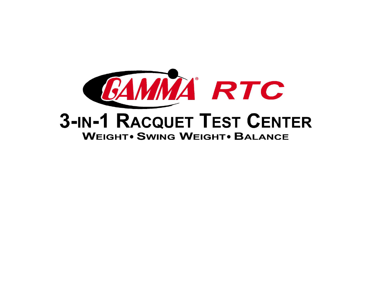 GAMMA 3 in 1 Racquet Test Center User Manual | 12 pages