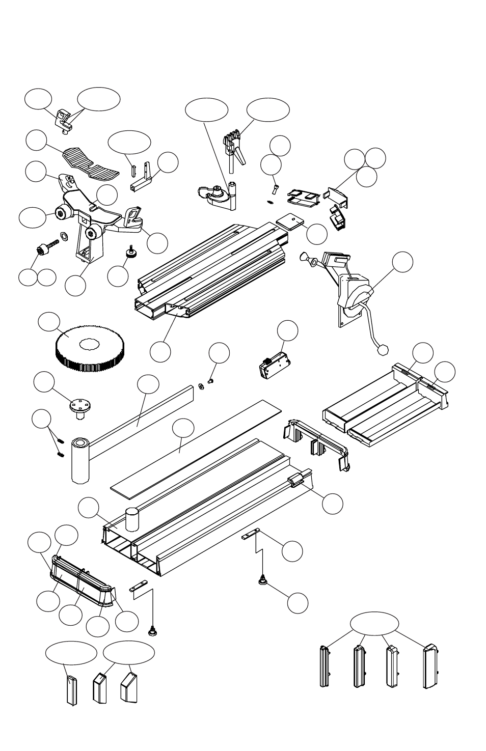 Parts drawing, Mfspp sq sb t b, Mmspp mmssa | GAMMA X-Stringer X-ST STRINGING MACHINE (Issue 2 - October 2009) User Manual | Page 18 / 19