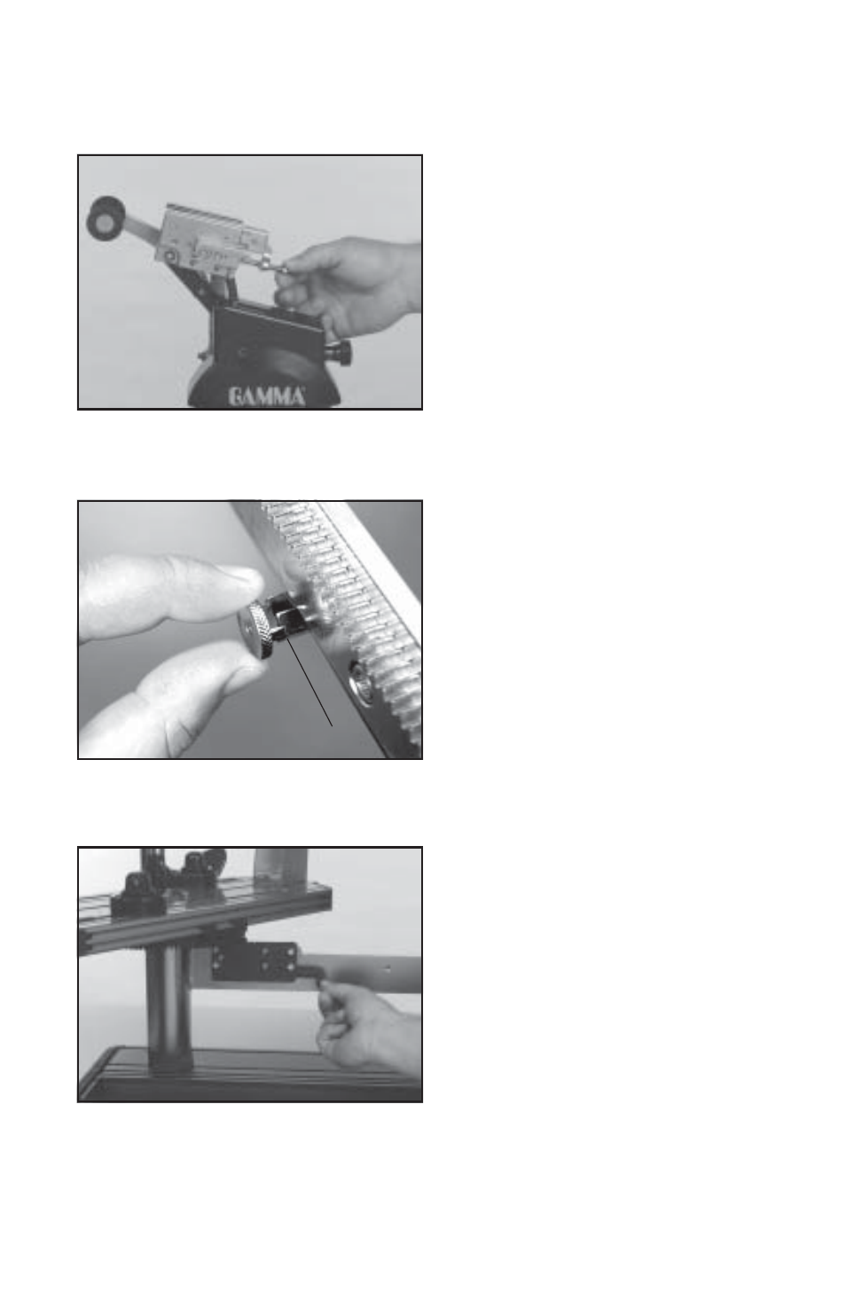 Assembly instructions | GAMMA X-Stringer X-ST STRINGING MACHINE (Issue 2 - October 2009) User Manual | Page 6 / 19
