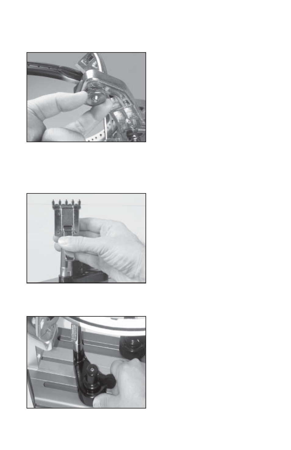 Mounting the frame, Stringing the frame | GAMMA X-Stringer X-ST STRINGING MACHINE (Issue 2 - October 2009) User Manual | Page 8 / 19