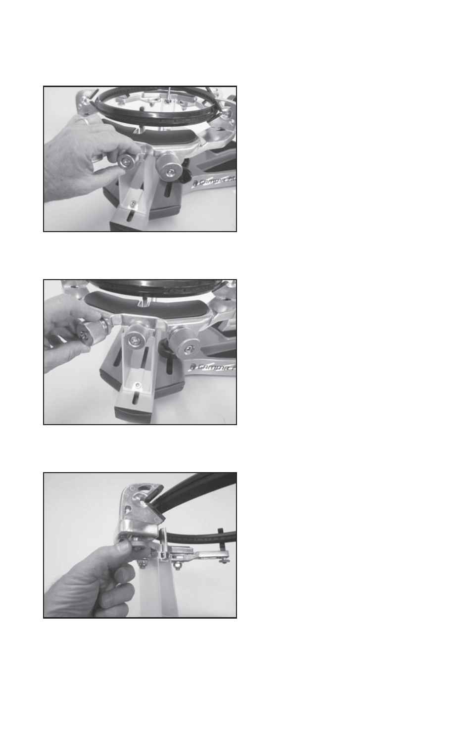 Mounting the frame | GAMMA PROGRESSION 602FC STRINGING MACHINE (Issue 6 - November 2012) User Manual | Page 6 / 16