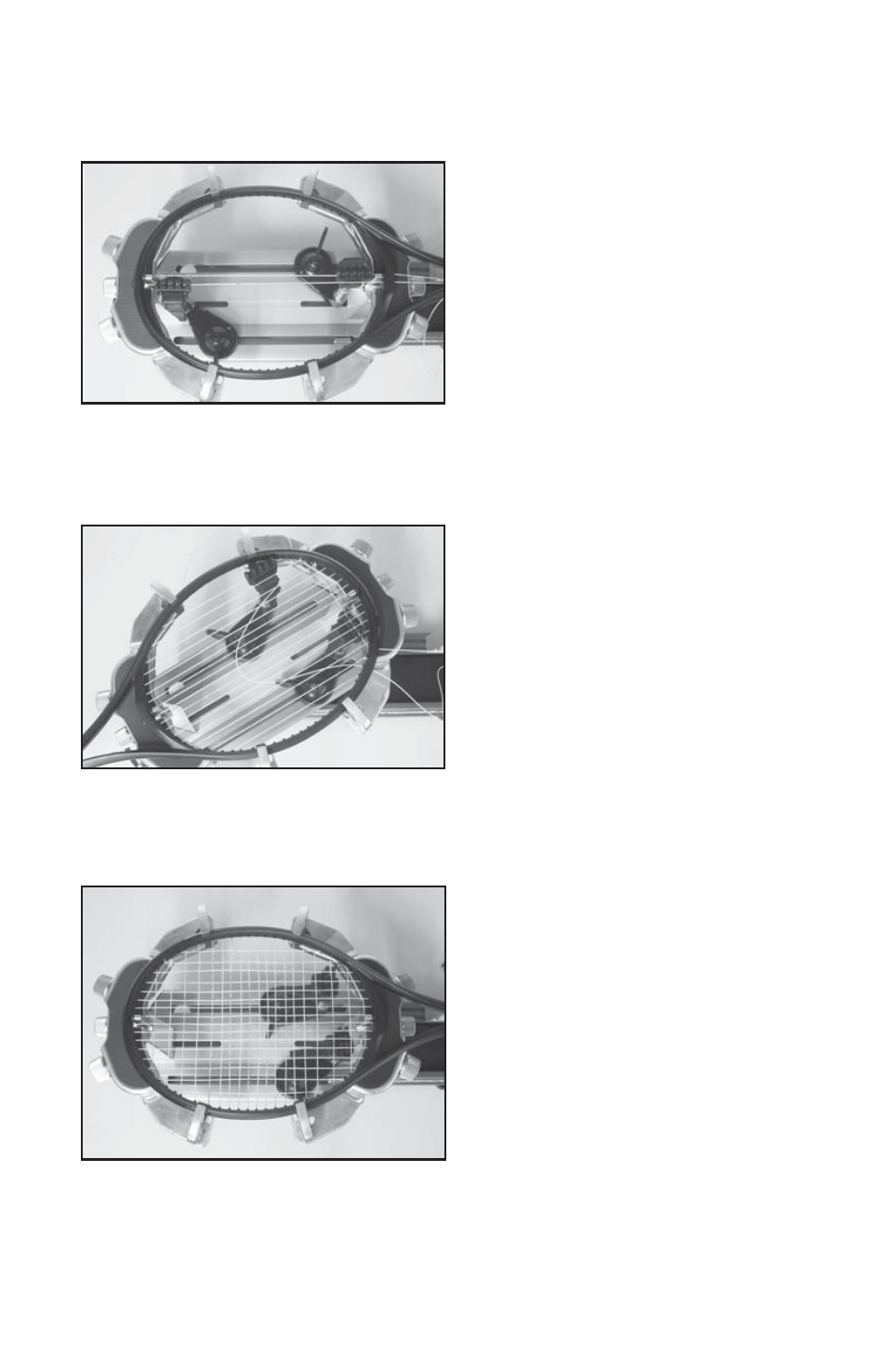 Stringing the frame | GAMMA X-Stringer X-6FC STRINGING MACHINE (Issue 4 - November 2012) User Manual | Page 12 / 20