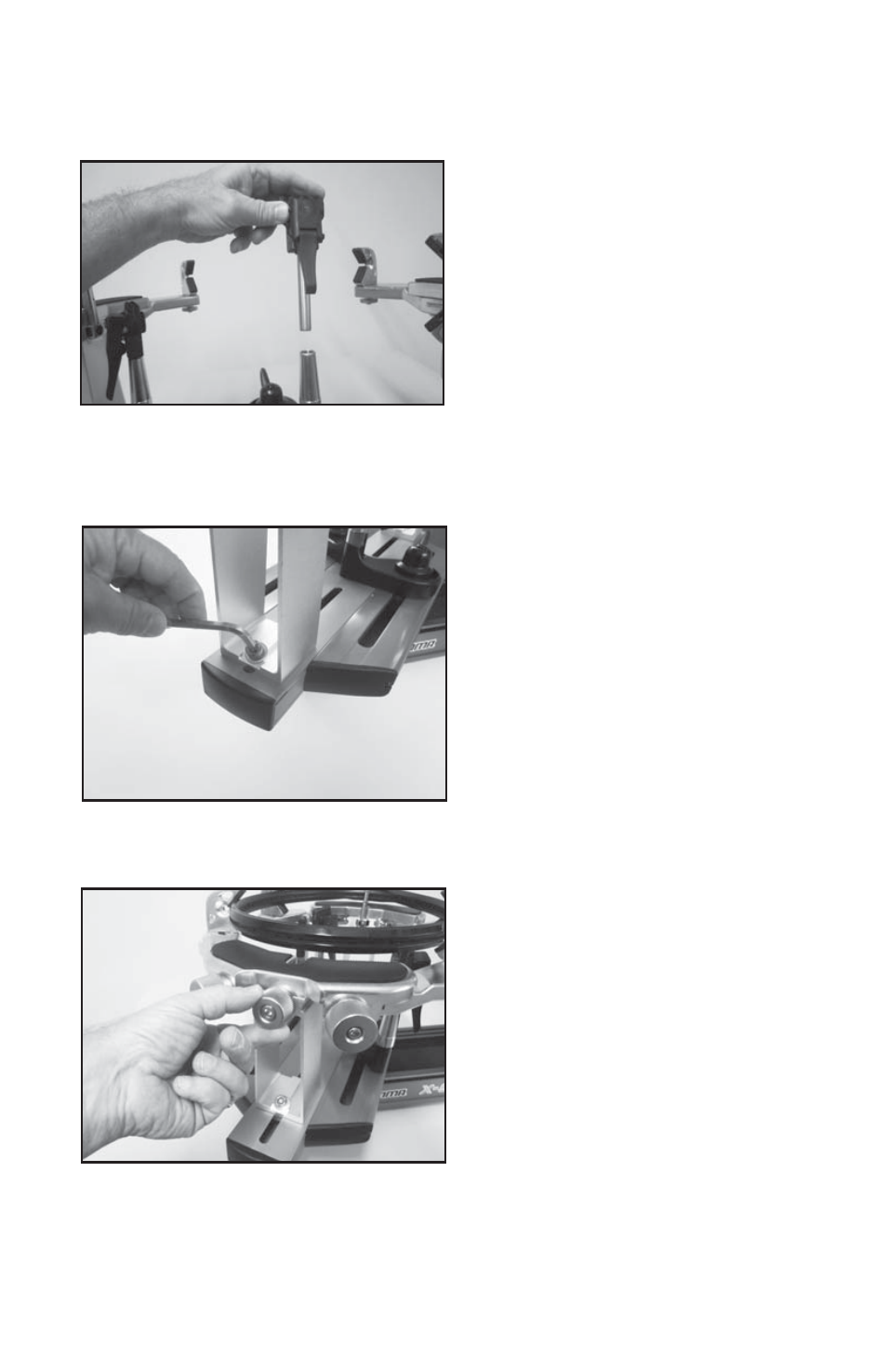 Mounting the frame, Assembly instructions | GAMMA X-Stringer X-6FC STRINGING MACHINE (Issue 4 - November 2012) User Manual | Page 7 / 20