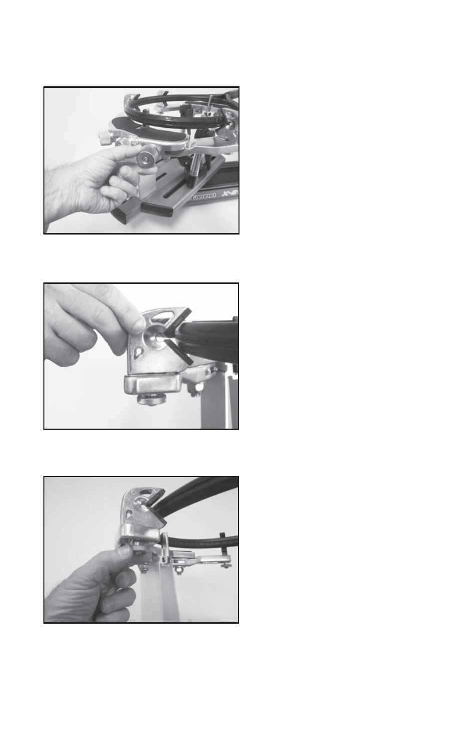 Mounting the frame | GAMMA X-Stringer X-6FC STRINGING MACHINE (Issue 4 - November 2012) User Manual | Page 8 / 20