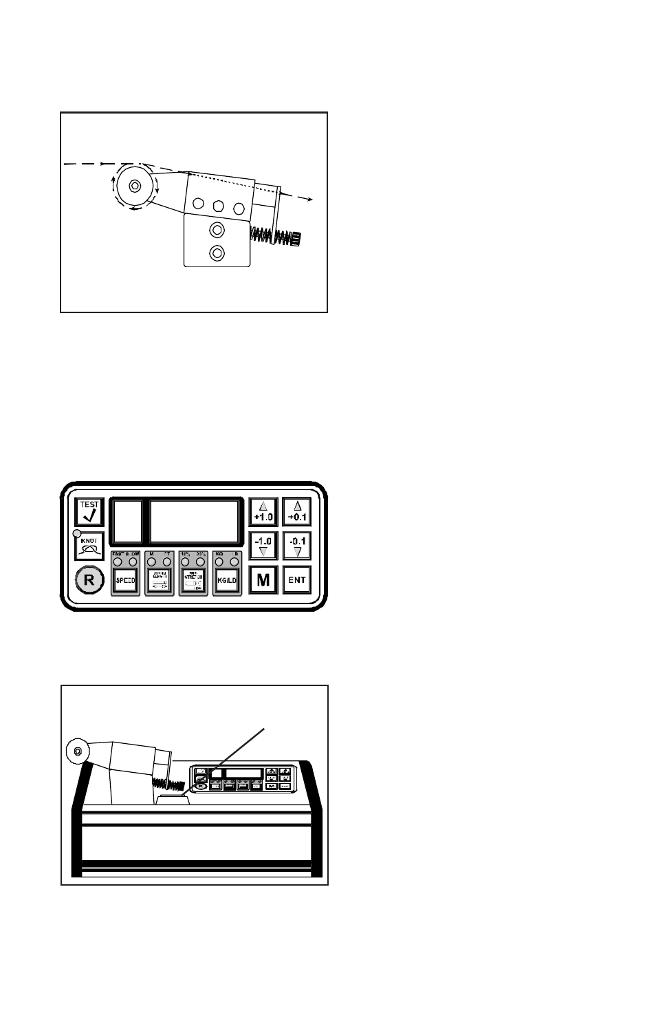 Tensioner operation, String gripper operation | GAMMA 5800 Els STRINGING MACHINE 2 POINT SC MOUNTING (Issue 1 - June 2006) User Manual | Page 11 / 24