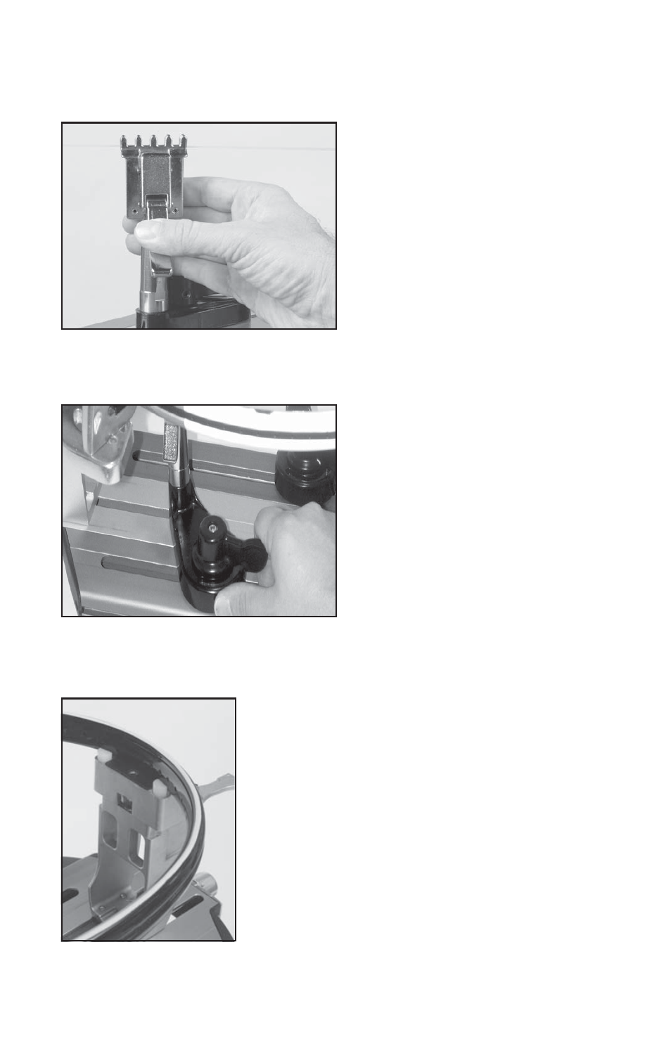 String clamps, Mounting the frame | GAMMA 5800 Els STRINGING MACHINE 2 POINT SC MOUNTING (Issue 1 - June 2006) User Manual | Page 12 / 24