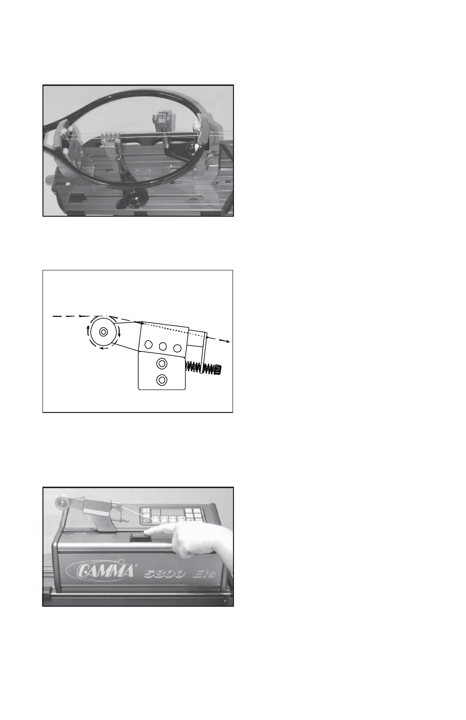 Stringing the frame, Warning | GAMMA 5800 Els STRINGING MACHINE 2 POINT SC MOUNTING (Issue 1 - June 2006) User Manual | Page 14 / 24