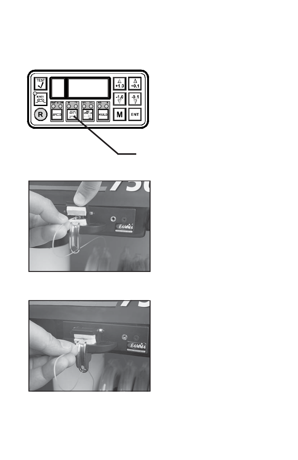 String length meter operation | GAMMA 5800 Els STRINGING MACHINE 2 POINT SC MOUNTING (Issue 1 - June 2006) User Manual | Page 16 / 24