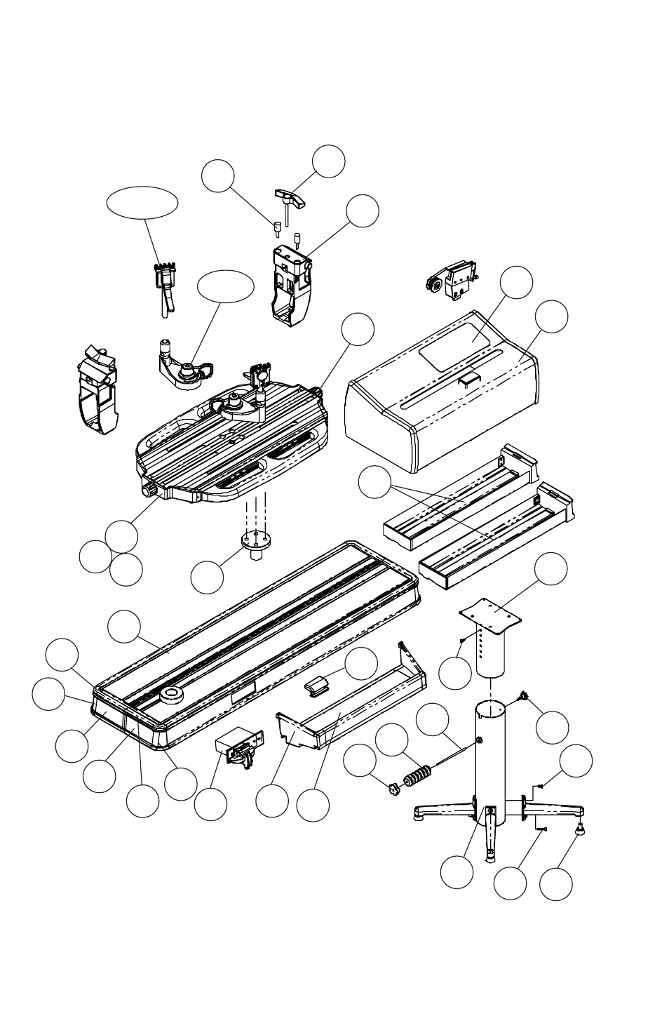 Parts summary | GAMMA 5800 Els STRINGING MACHINE 2 POINT SC MOUNTING (Issue 1 - June 2006) User Manual | Page 23 / 24