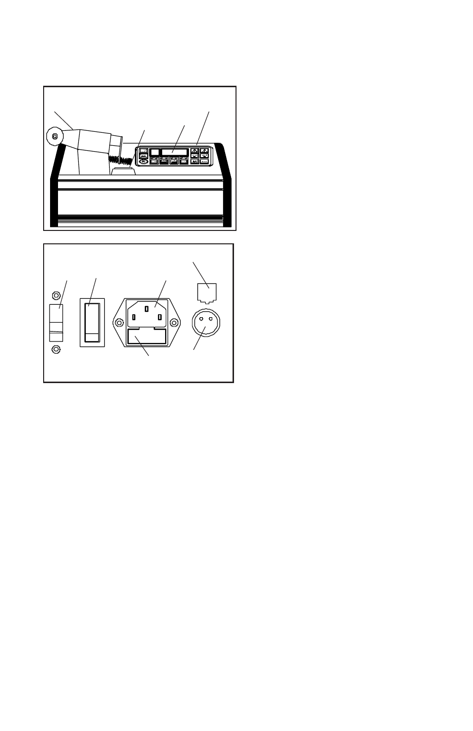 Power connection & controls, Warning | GAMMA 5800 Els STRINGING MACHINE 2 POINT SC MOUNTING (Issue 1 - June 2006) User Manual | Page 9 / 24