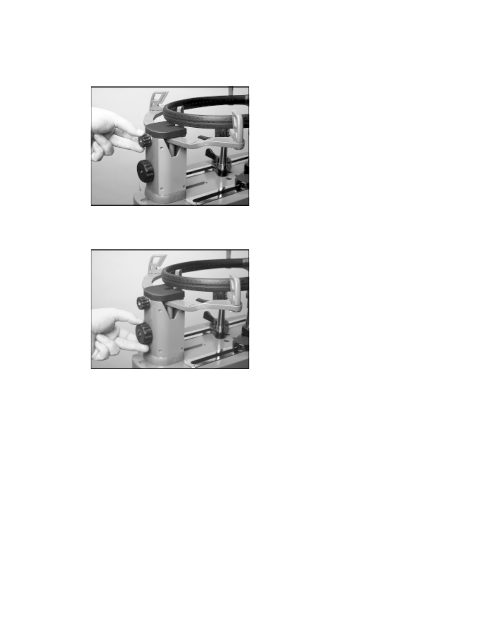 Mounting the frame | GAMMA 6004 STRINGING MACHINE (Issue 3 - December 14, 2000) User Manual | Page 10 / 20