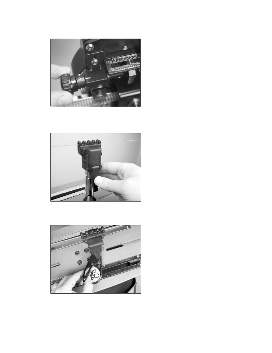 Stringing the frame | GAMMA 6004 STRINGING MACHINE (Issue 3 - December 14, 2000) User Manual | Page 11 / 20