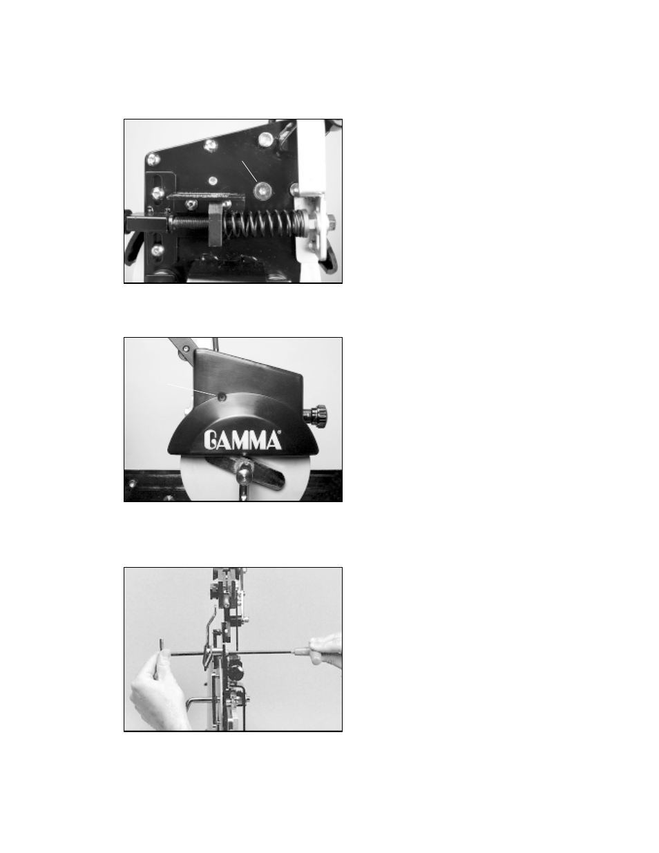 Maintenance and adjustments | GAMMA 6004 STRINGING MACHINE (Issue 3 - December 14, 2000) User Manual | Page 15 / 20