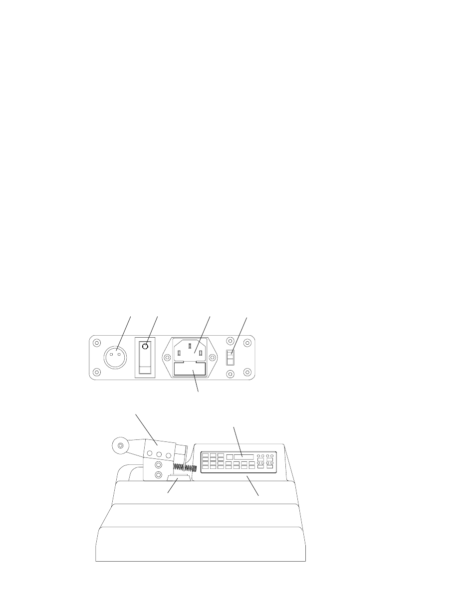Power connection & controls | GAMMA 8500 Els STRINGING MACHINE (Issue 1 - May 24, 2001) User Manual | Page 11 / 23