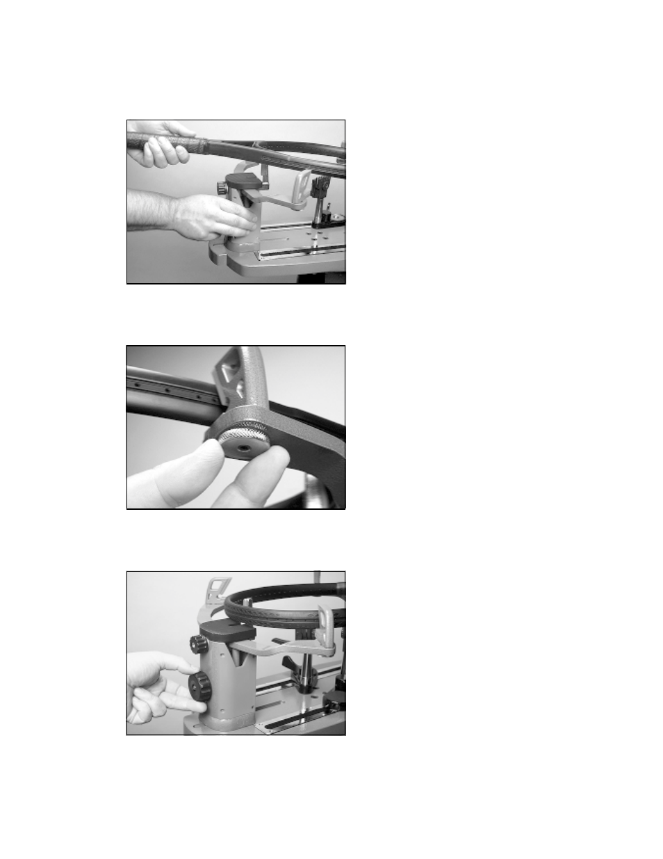 Mounting the frame | GAMMA 8500 Els STRINGING MACHINE (Issue 1 - May 24, 2001) User Manual | Page 16 / 23