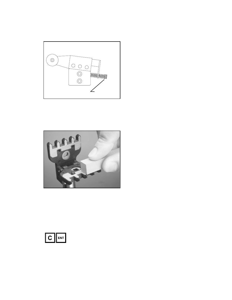 Setting the gripper plate spacing, Buzzer control, Cleaning instructions for string clamps | GAMMA 8500 Els STRINGING MACHINE (Issue 1 - May 24, 2001) User Manual | Page 20 / 23