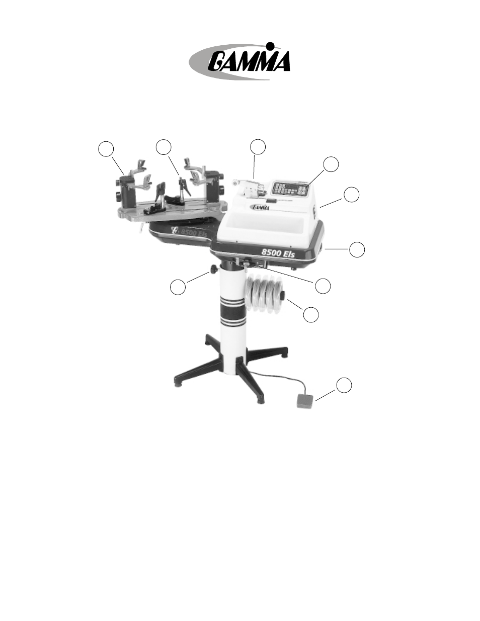 8500 els, Key product features | GAMMA 8500 Els STRINGING MACHINE (Issue 1 - May 24, 2001) User Manual | Page 3 / 23