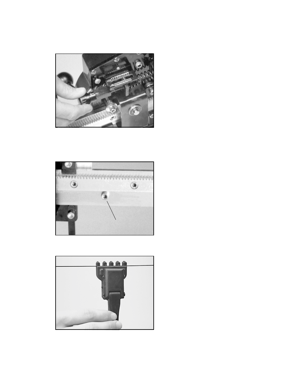 Stringing the frame | GAMMA 5003 STRINGING MACHINE (Issue 3 - December 14, 2000) User Manual | Page 10 / 19