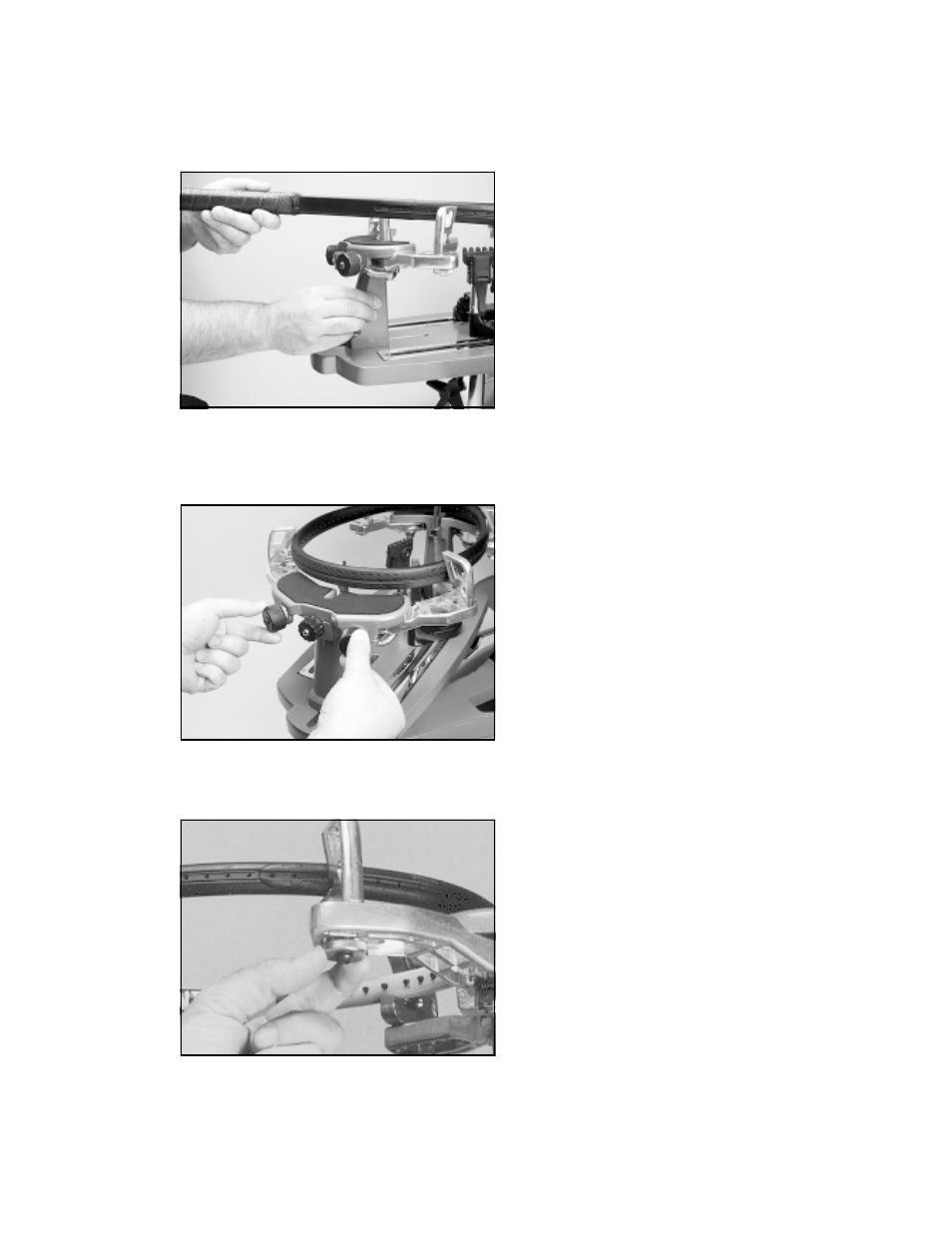 Mounting the frame | GAMMA 5003 STRINGING MACHINE (Issue 3 - December 14, 2000) User Manual | Page 9 / 19