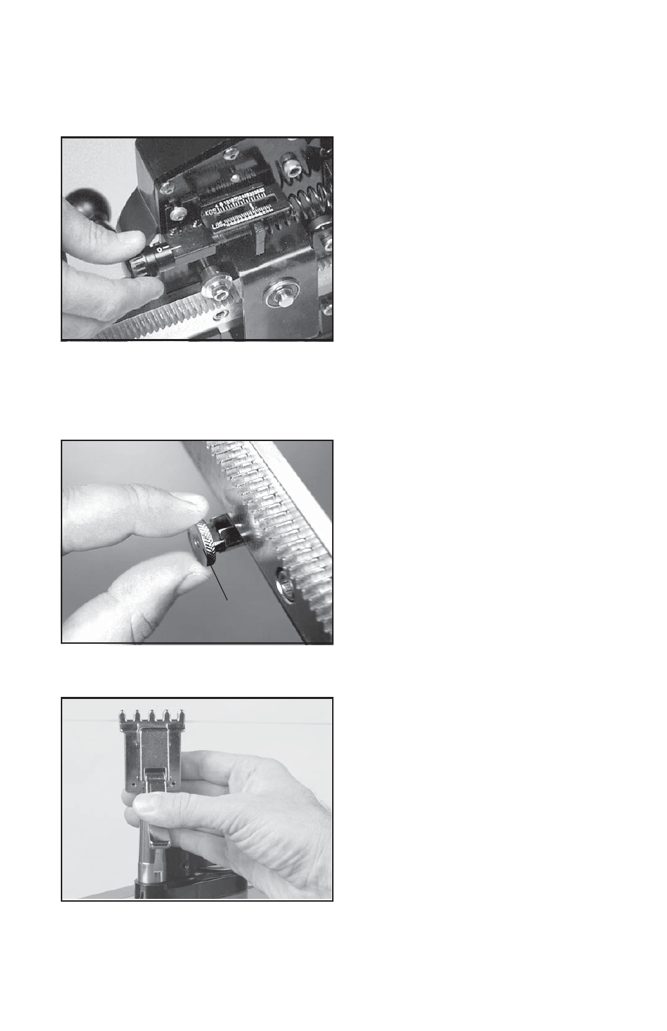 Stringing the frame | GAMMA 5003 Els STRINGING MACHINE 6 POINT SC MOUNTING (Issue 6 - March 2007) User Manual | Page 10 / 20