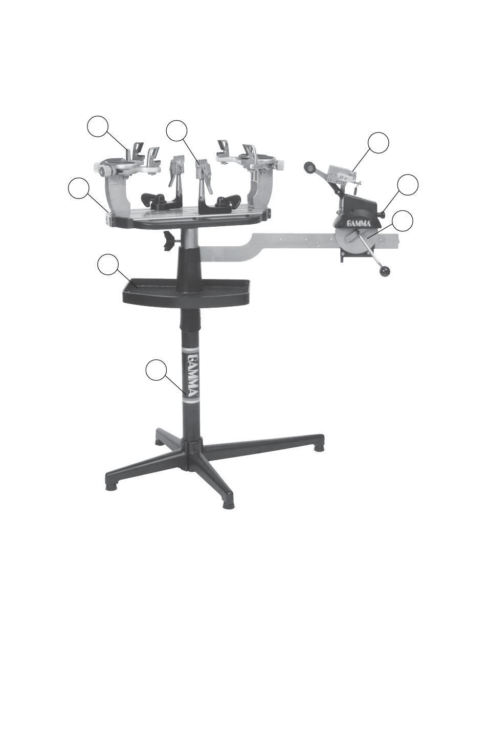 Features | GAMMA 5003 Els STRINGING MACHINE 6 POINT SC MOUNTING (Issue 6 - March 2007) User Manual | Page 3 / 20