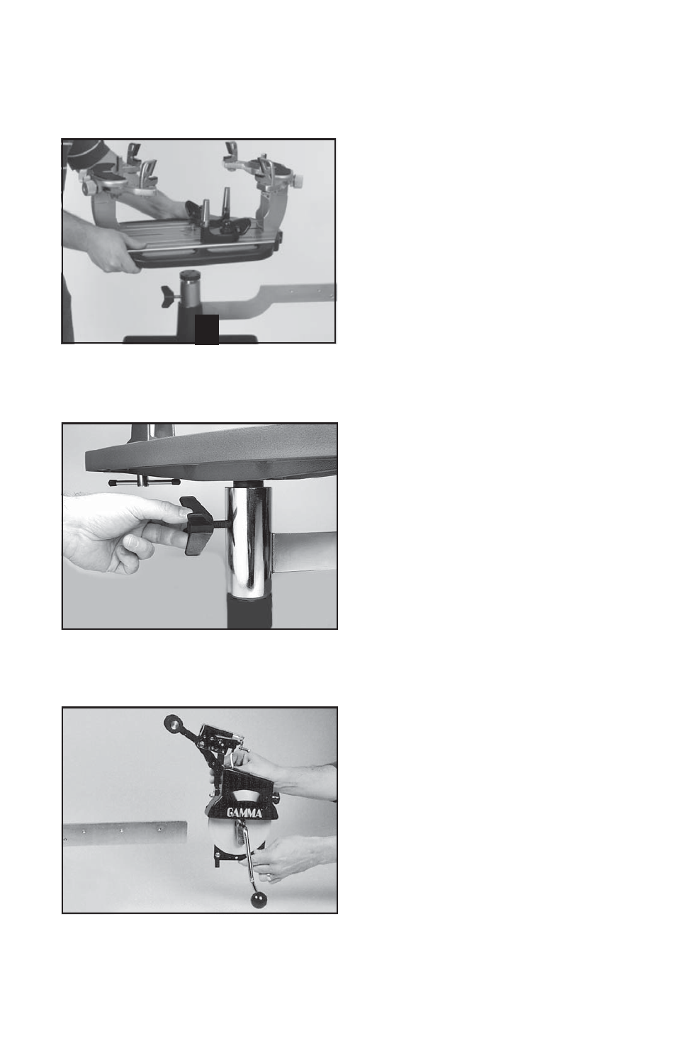 Assembly instructions | GAMMA 5003 Els STRINGING MACHINE 6 POINT SC MOUNTING (Issue 6 - March 2007) User Manual | Page 7 / 20