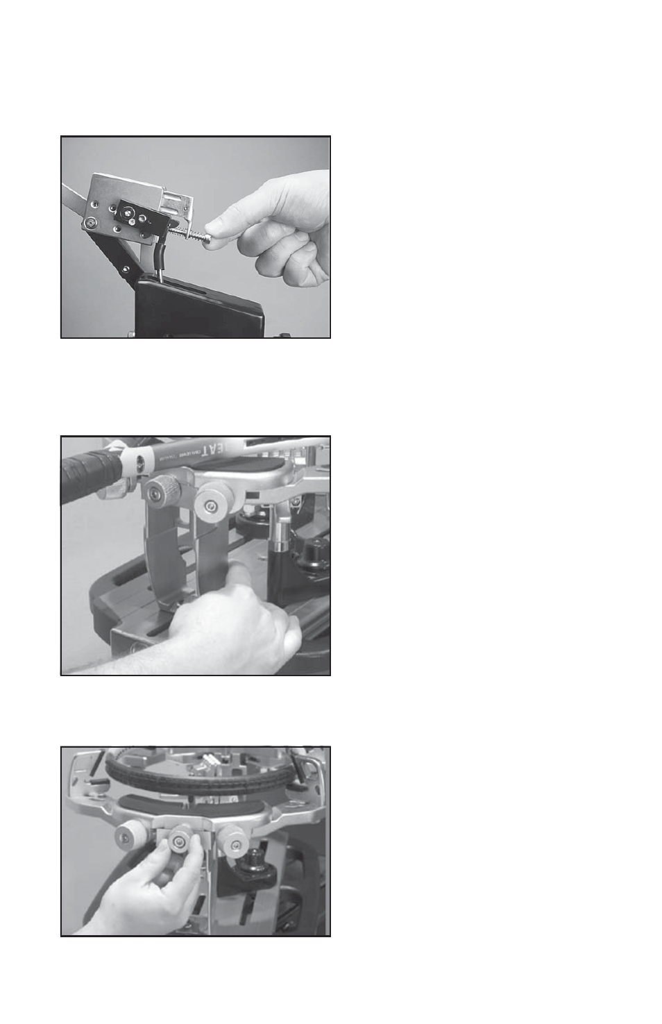 Assembly instructions, Mounting the frame | GAMMA 5003 Els STRINGING MACHINE 6 POINT SC MOUNTING (Issue 6 - March 2007) User Manual | Page 8 / 20