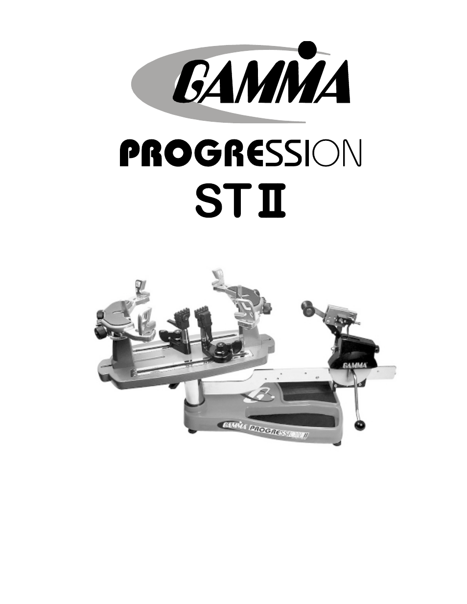 GAMMA PROGRESSION STII STRINGING MACHINE (Issue 2 - December 14, 2000) User Manual | 17 pages