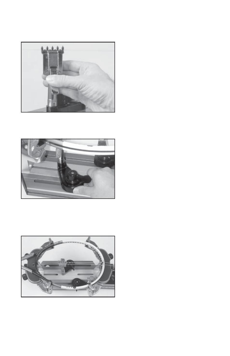 Stringing the frame | GAMMA X-Stringer X-6FS STRINGING MACHINE (Issue 1 - May 2004) User Manual | Page 9 / 18