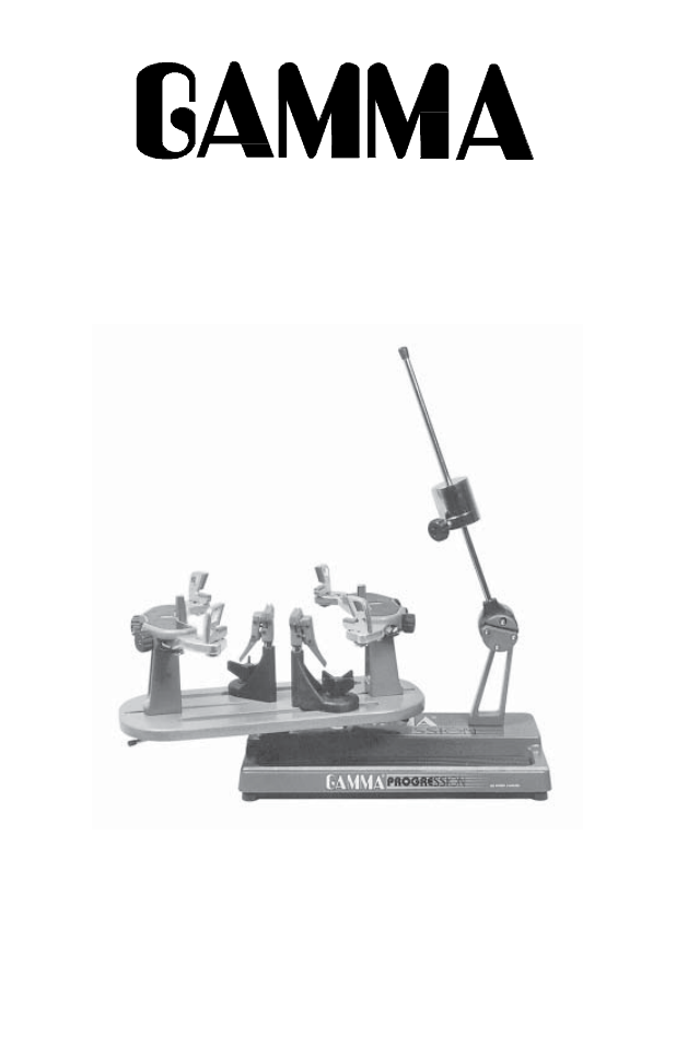 GAMMA PROGRESSION 600 / 600FC (Issue 2 / Version E - Dec. 10, 1997) User Manual | 15 pages