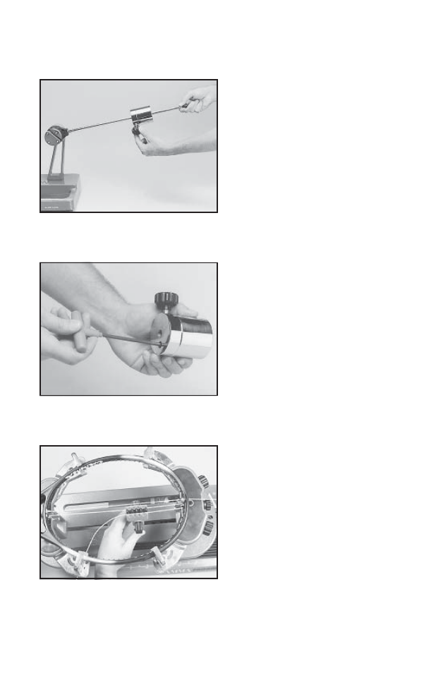 Stringing the frame | GAMMA PROGRESSION 600 / 600FC (Issue 2 / Version E - Dec. 10, 1997) User Manual | Page 6 / 15