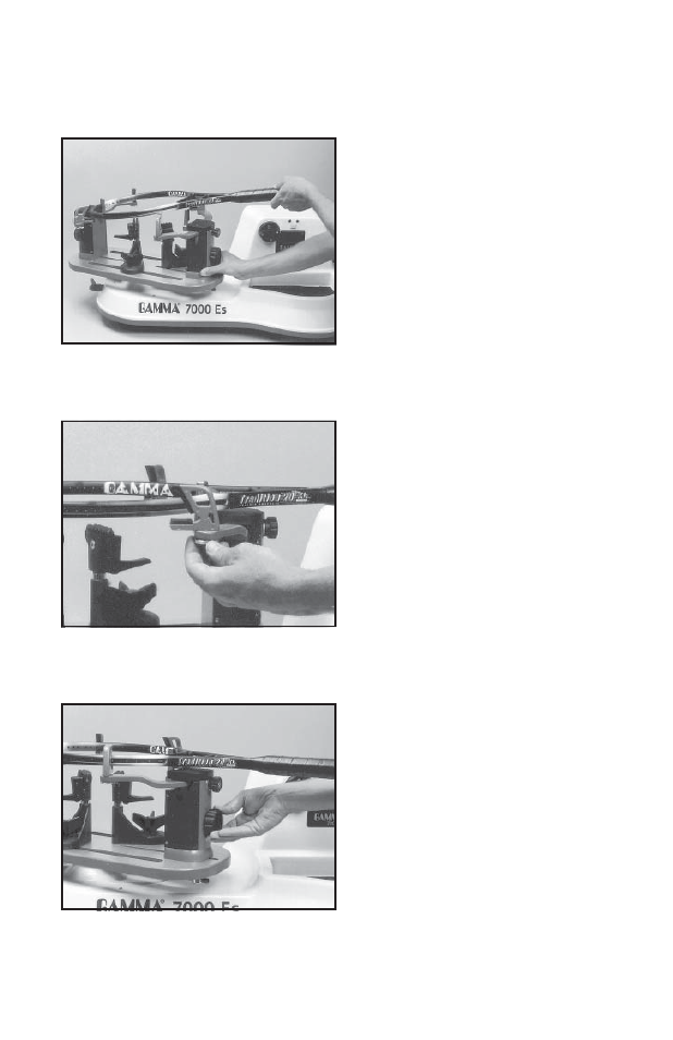 Mounting the frame | GAMMA 7000 Es STRINGING MACHINE (Issue 3 - March 29, 1999) User Manual | Page 10 / 19