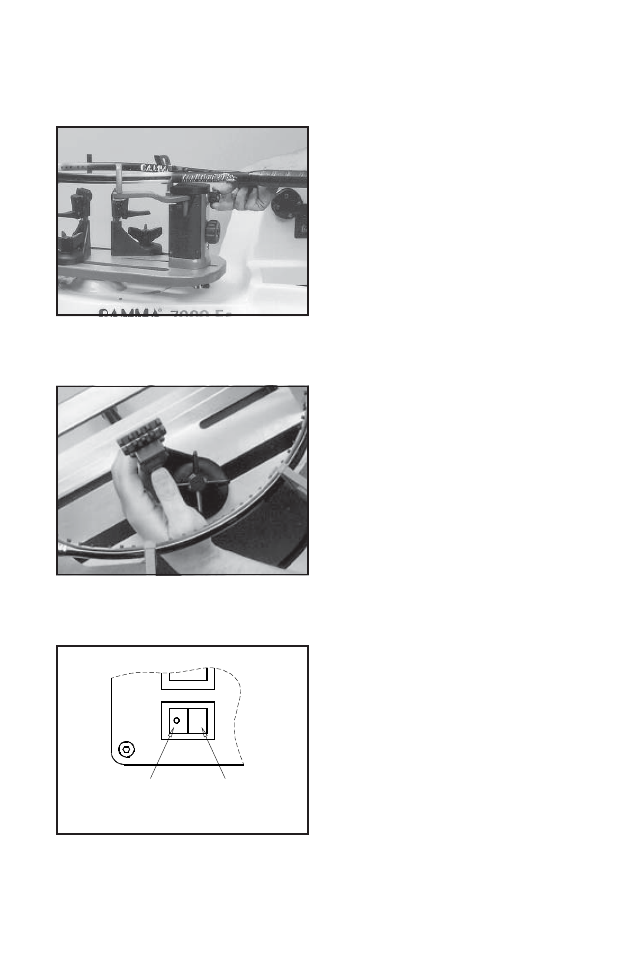 Mounting the frame | GAMMA 7000 Es STRINGING MACHINE (Issue 3 - March 29, 1999) User Manual | Page 11 / 19