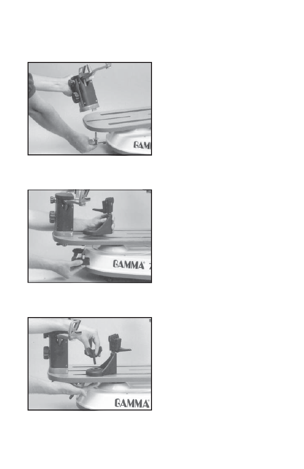 Assembly instructions | GAMMA 7000 Es STRINGING MACHINE (Issue 3 - March 29, 1999) User Manual | Page 8 / 19