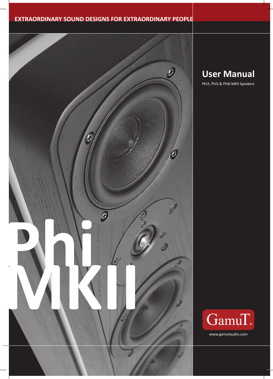 GamuT Phi3 MKII User Manual | 8 pages