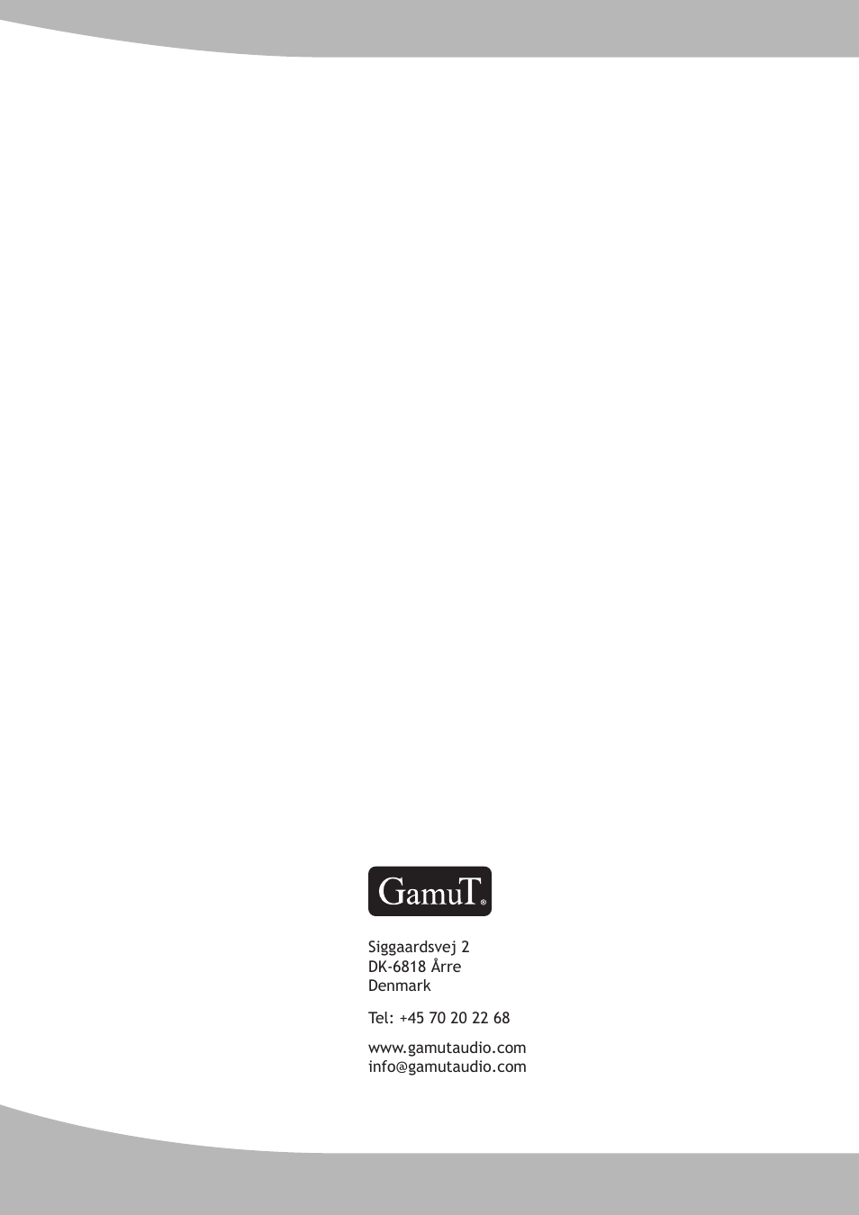 GamuT CD3 User Manual | Page 16 / 16