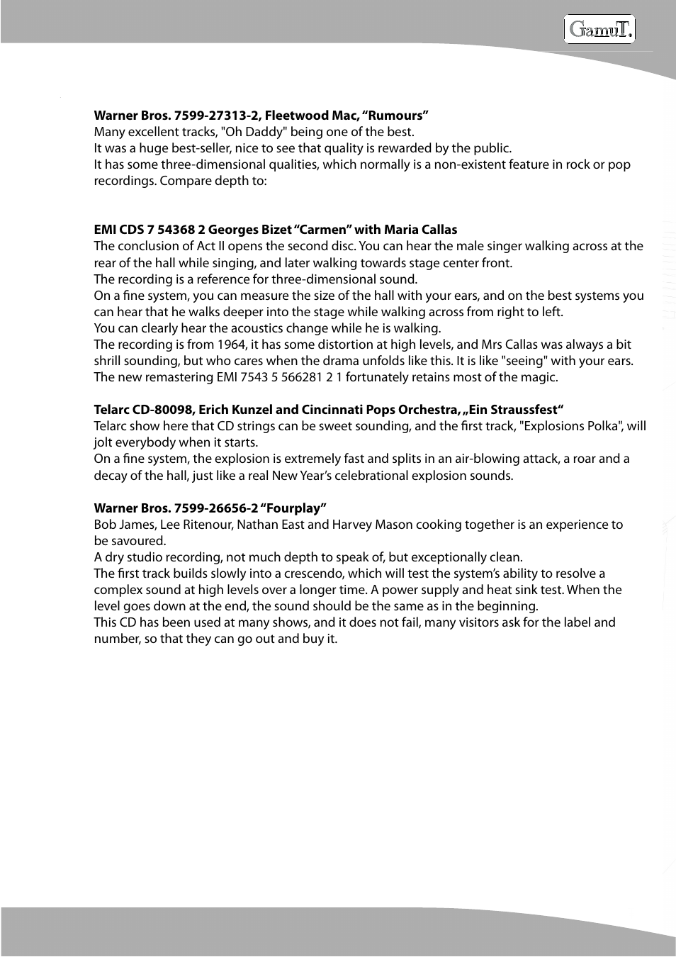 GamuT M250i User Manual | Page 11 / 13