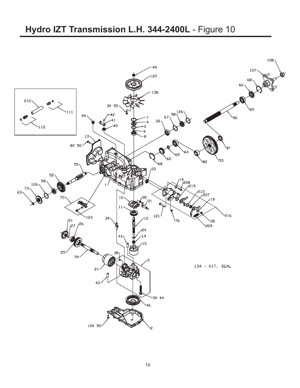 Cub Cadet 01008371 53AA5A5L100 User Manual | Page 16 / 54